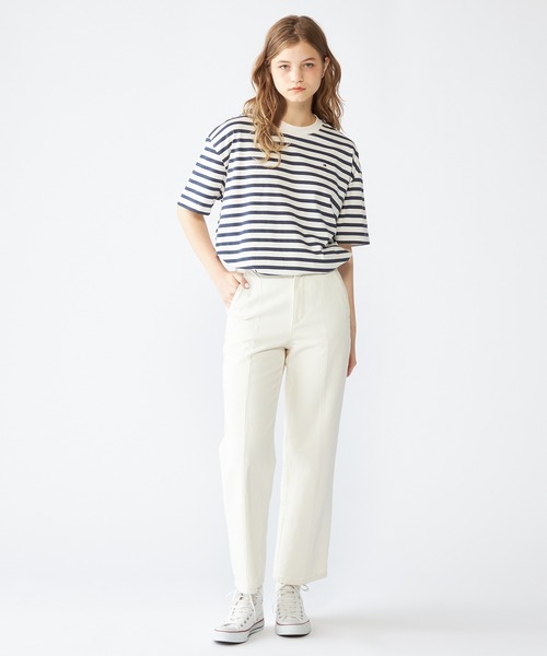 【トミーヒルフィガー】モダンレギュラーボーダークルーネックTシャツ セール】モダンレギュラーボーダークルーネックTシャツ（Tシャツ