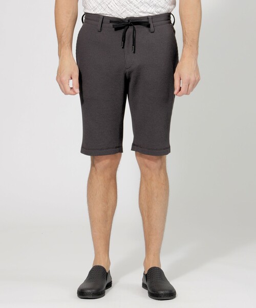 EPOCA UOMO(エポカウォモ)の「ワッフルジャージーショートパンツ(その他パンツ・メンズ・チャコールグレー/ホワイト・46/48)」の6枚目の写真