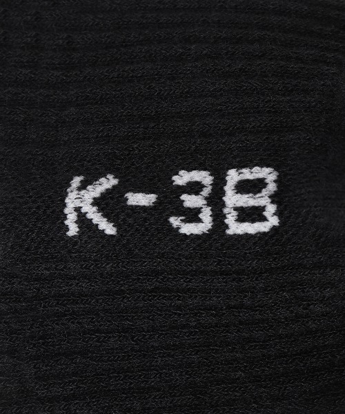 K-3B(ケースリービー)の「092_P パイルソックス(ソックス/靴下・メンズ・ブラック/ホワイト・FREE)」の10枚目の写真