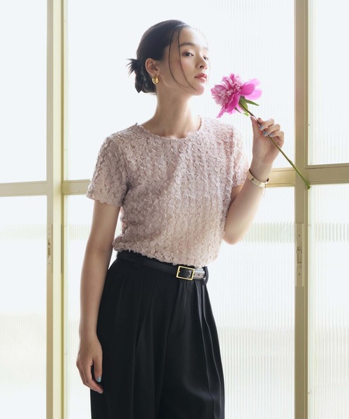 fifth（フィフス）の「ツータックとろみパンツ（その他パンツ・レディース・ブラック/アイボリー/ピンク/グレー・M/S）」の6枚目の写真