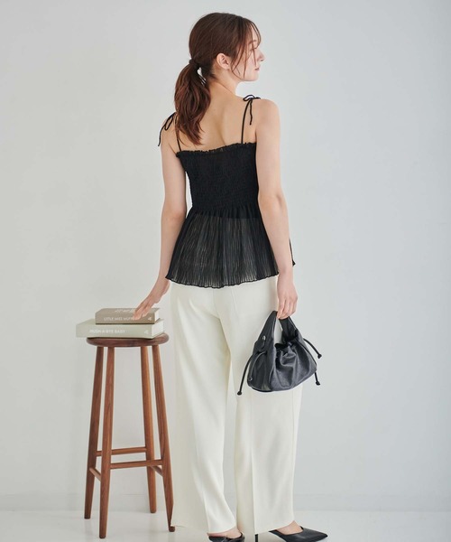 fifth（フィフス）の「ツータックとろみパンツ（その他パンツ・レディース・ブラック/アイボリー/ピンク/グレー・M/S）」の8枚目の写真