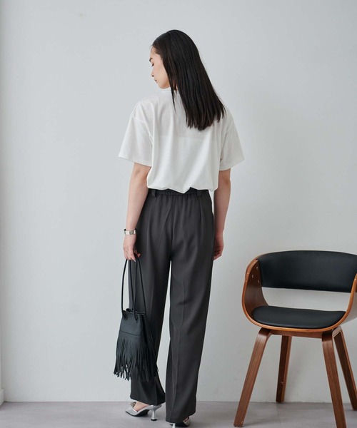 fifth（フィフス）の「ツータックとろみパンツ（その他パンツ・レディース・ブラック/アイボリー/ピンク/グレー・M/S）」の21枚目の写真