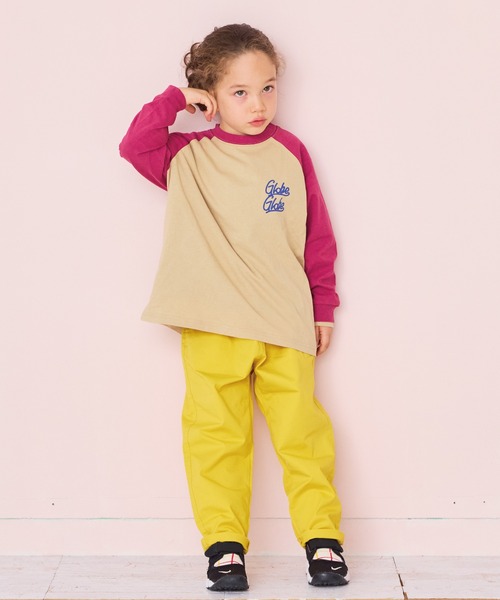 Life Support Products（ライフサポートプロダクツ）の「前後プリントラグランロンティー（Tシャツ/カットソー・キッズ・オフホワイト/杢グレー/ベージュ/チャコール・90/95/100/110/120/130/140/150/80）」の7枚目の写真