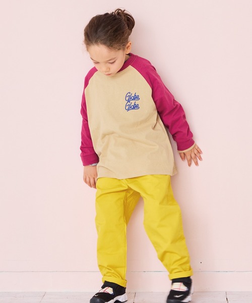 Life Support Products（ライフサポートプロダクツ）の「前後プリントラグランロンティー（Tシャツ/カットソー・キッズ・オフホワイト/杢グレー/ベージュ/チャコール・90/95/100/110/120/130/140/150/80）」の9枚目の写真