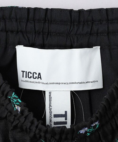TICCA(ティッカ)の「【別注】<TICCA>フラワーエンブロイダリー パンツ(その他パンツ・レディース・ブラック・FREE)」の16枚目の写真