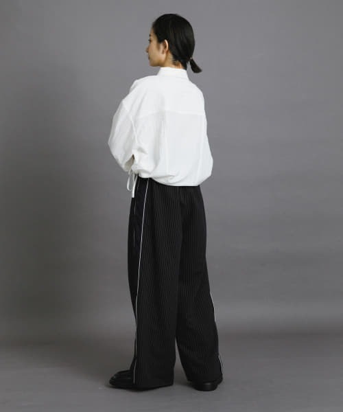 KBF（ケイビーエフ）の「ヘムドロストシャツ（シャツ/ブラウス・レディース・オフホワイト/ブルー系その他/ダークブラウン/レッド系その他・ONE）」の9枚目の写真