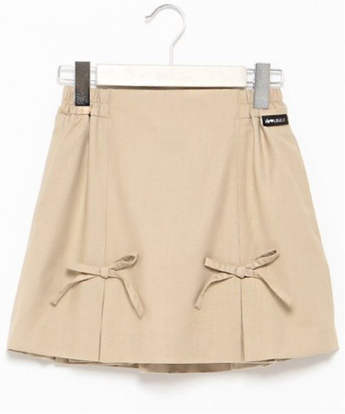 by LOVEiT(バイラビット)の「リボン付きスカート(スカート・キッズ・グレー/ベージュ/ブラック・160cm/150cm/140cm/130cm/120cm)」の1枚目の写真