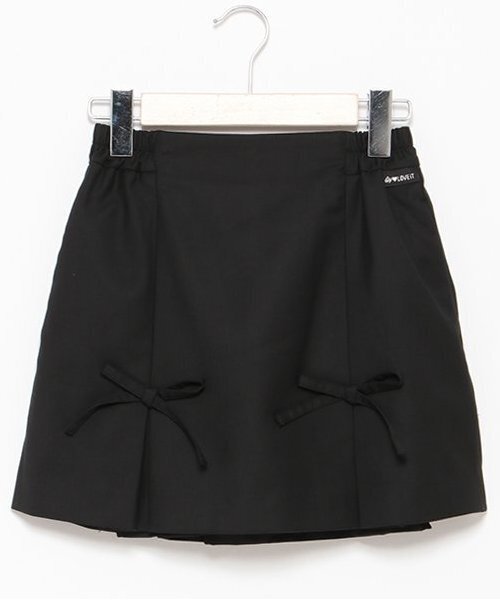 by LOVEiT(バイラビット)の「リボン付きスカート(スカート・キッズ・グレー/ベージュ/ブラック・160cm/150cm/140cm/130cm/120cm)」の2枚目の写真