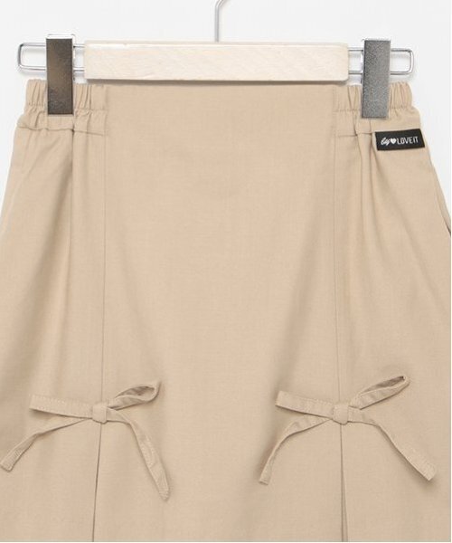 by LOVEiT(バイラビット)の「リボン付きスカート(スカート・キッズ・グレー/ベージュ/ブラック・160cm/150cm/140cm/130cm/120cm)」の10枚目の写真
