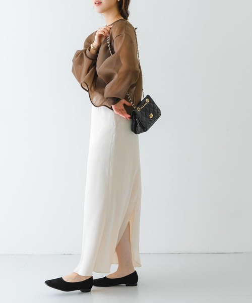 RODE SKO（ロデスコ）の「ヴィンテージライクキルティングチェーンバッグ（ショルダーバッグ・レディース・ブラック/ブラウン・ONE）」の5枚目の写真