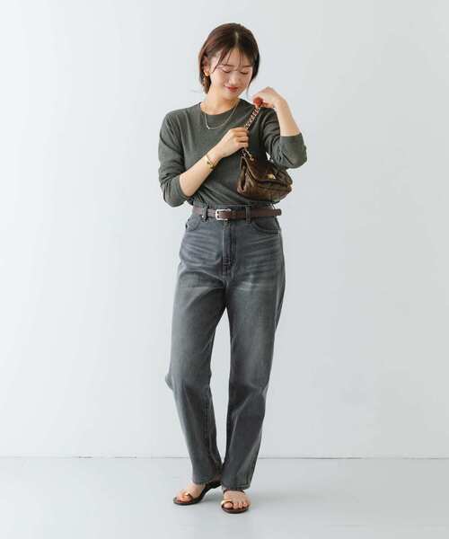 RODE SKO（ロデスコ）の「ヴィンテージライクキルティングチェーンバッグ（ショルダーバッグ・レディース・ブラック/ブラウン・ONE）」の22枚目の写真