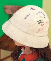 BREEZE | コーデュロイ刺繍ハット(ハット)