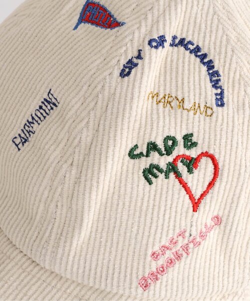BREEZE（ブリーズ）の「コーデュロイ刺繍ハット（ハット・キッズ・アイボリー/ブラック・56/54/52/50）」の10枚目の写真