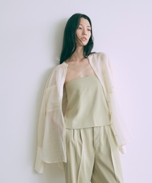 Long Cuff Sheer Blouse / ロングカフスシアーブラウス
