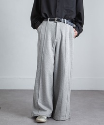 NILWAY | 袴シルエット ピンタック スラックス スウェット(スウェットパンツ)
