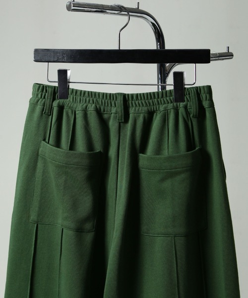 NILWAY（ニルウェイ）の「袴シルエット ピンタック スラックス スウェット（スウェットパンツ・メンズ・ライトグレー/ブラック/カーキ/グレー・SMALL/MEDIUM/LARGE）」の13枚目の写真