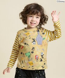 Disney（ディズニー）の「【ディズニー ナイトメアー・ビフォア・クリスマス】総柄長袖Tシャツ（Tシャツ/カットソー・キッズ）」