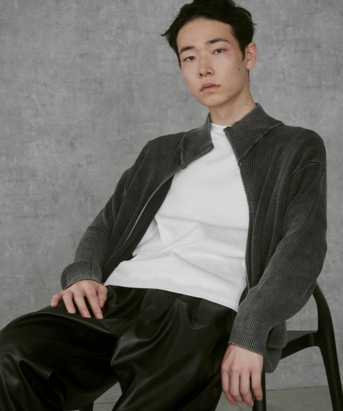 THE STANDARD（ザスタンダード）の「THE STANDARD/ドライバーズニット（カーディガン/ボレロ・メンズ・スミクロ・MEDIUM/LARGE）」の10枚目の写真