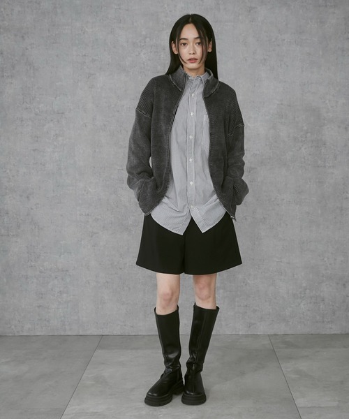 THE STANDARD（ザスタンダード）の「THE STANDARD/ドライバーズニット（カーディガン/ボレロ・メンズ・スミクロ・MEDIUM/LARGE）」の5枚目の写真