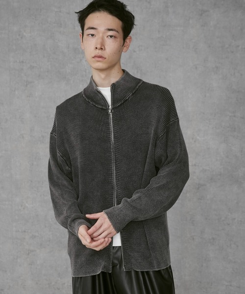 THE STANDARD（ザスタンダード）の「THE STANDARD/ドライバーズニット（カーディガン/ボレロ・メンズ・スミクロ・MEDIUM/LARGE）」の7枚目の写真
