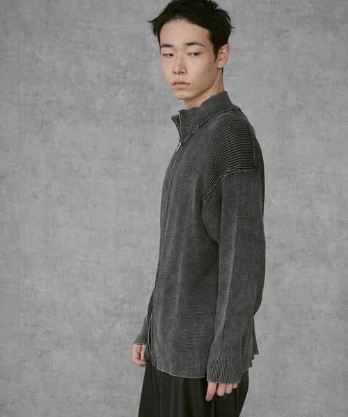 THE STANDARD（ザスタンダード）の「THE STANDARD/ドライバーズニット（カーディガン/ボレロ・メンズ・スミクロ・MEDIUM/LARGE）」の8枚目の写真