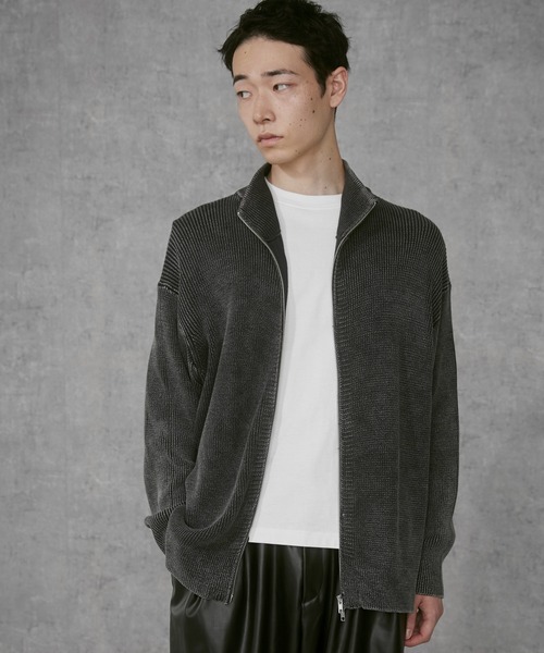 THE STANDARD（ザスタンダード）の「THE STANDARD/ドライバーズニット（カーディガン/ボレロ・メンズ・スミクロ・MEDIUM/LARGE）」の11枚目の写真