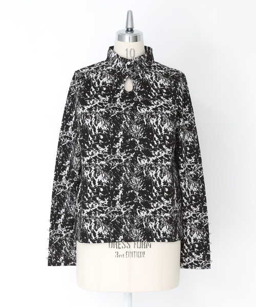 kOhAKU（コハク）の「『涙あきハイネックカットソー』（Tシャツ/カットソー・レディース・カーキ/ブラック・2/1）」の11枚目の写真