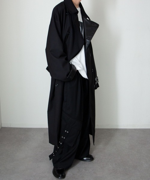 TOGA VIRILIS トレンチコート コート Trench coat with fur