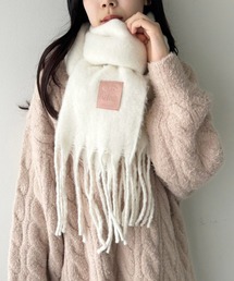 one after another NICE CLAUP | NCEロゴタグ付きマフラー(マフラー)