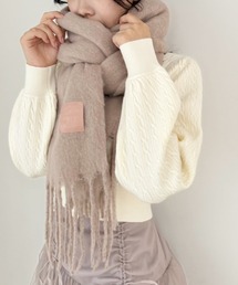 one after another NICE CLAUP | NCEロゴタグ付きマフラー(マフラー)