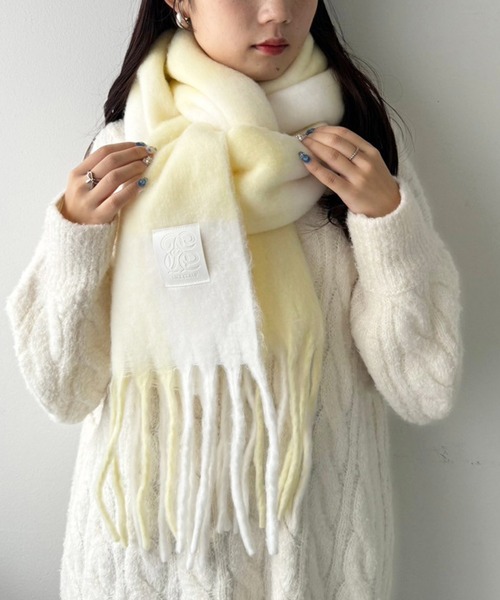 セール】NCEロゴタグ付きマフラー（マフラー）｜one after another