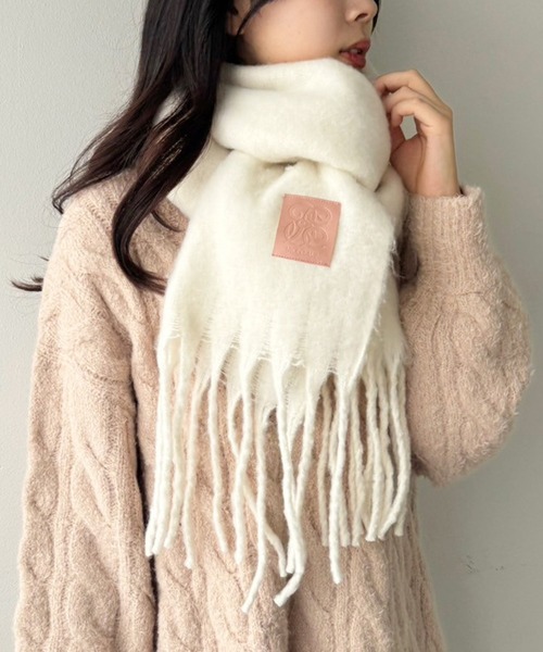 セール】NCEロゴタグ付きマフラー（マフラー）｜one after another