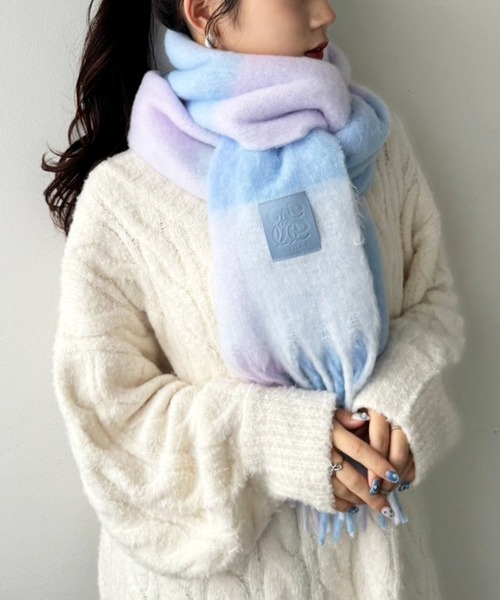 セール】NCEロゴタグ付きマフラー（マフラー）｜one after another