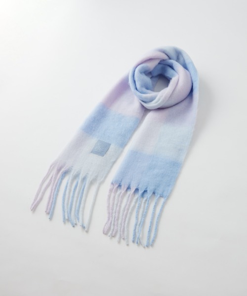 one after another NICE CLAUP(ワンアフターアナザーナイスクラップ)の「NCEロゴタグ付きマフラー(マフラー・レディース・アイボリー/グレー系その他/イエロー系その他/ピンク系その他/モカ/ブルー系その他・FREE)」の20枚目の写真