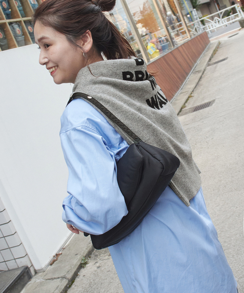 JOURNAL STANDARD（ジャーナルスタンダード）の「インターシャロゴニット（ニット/セーター・レディース・ブルー系その他/ブラック/アイボリー/チャコールグレー・FREE）」の9枚目の写真