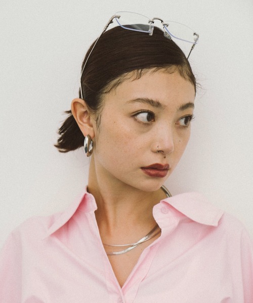HANNE（アン）の「ボリュームループピアス（ピアス（両耳用）・レディース・シルバー/ゴールド・FREE）」の6枚目の写真