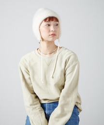 RACAL（ラカル）の「Dog-Year Mohair Wool Knit Watch / イヤーカフ付きモヘアウールニットワッチ（ニットキャップ/ビーニー）」