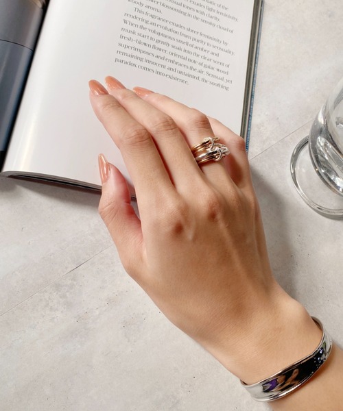 ciite'（シーテ）の「4連リング（リング・レディース・シルバー/ゴールド・FREE）」の8枚目の写真