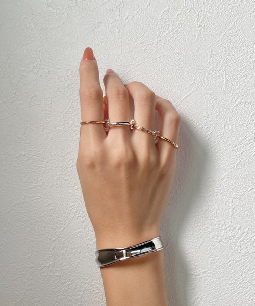 ciite'（シーテ）の「4連リング（リング・レディース・シルバー/ゴールド・FREE）」の9枚目の写真