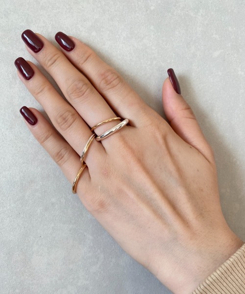 ciite'（シーテ）の「4連リング（リング・レディース・シルバー/ゴールド・FREE）」の3枚目の写真