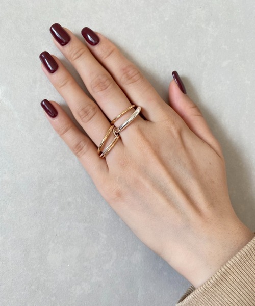 ciite'（シーテ）の「4連リング（リング・レディース・シルバー/ゴールド・FREE）」の4枚目の写真