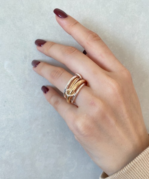 ciite'（シーテ）の「4連リング（リング・レディース・シルバー/ゴールド・FREE）」の6枚目の写真