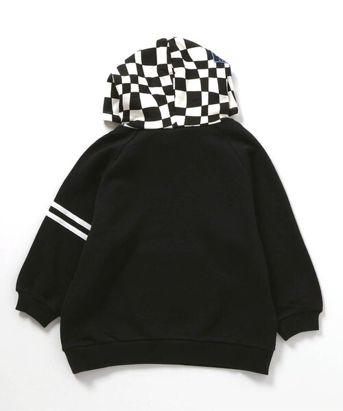 BREEZE（ブリーズ）の「【BREEZE NEW JACK】フードワッペンパーカー（パーカー・キッズ・マスタード/ブラック・160/150/140/130/120/110/100/90）」の6枚目の写真