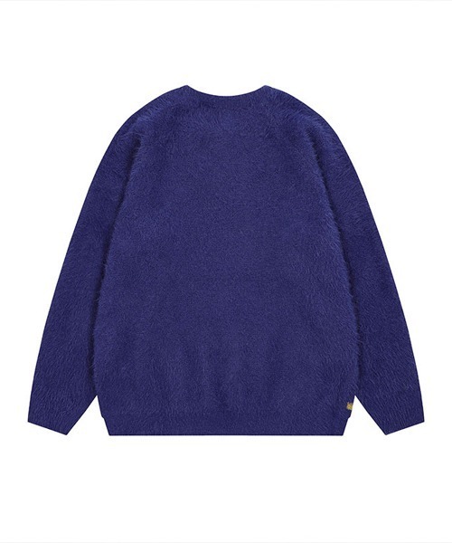 オーバーサイズジャガード編み配色ゲームシャツニットプルオーバー（ニット/セーター）｜Ressaca（レサーカ）