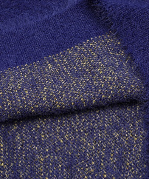 オーバーサイズジャガード編み配色ゲームシャツニットプルオーバー（ニット/セーター）｜Ressaca（レサーカ）