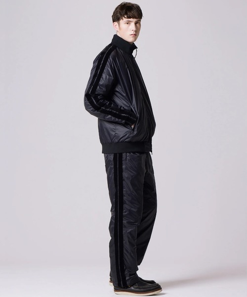 TAION(タイオン)の「TAION/タイオン TRACK DOWN JACKET トラックジャケット ダウンジャケット(ダウンジャケット/コート・メンズ・ブラック×パープル/ブラック×ブラック・XL/L/M/S)」の14枚目の写真