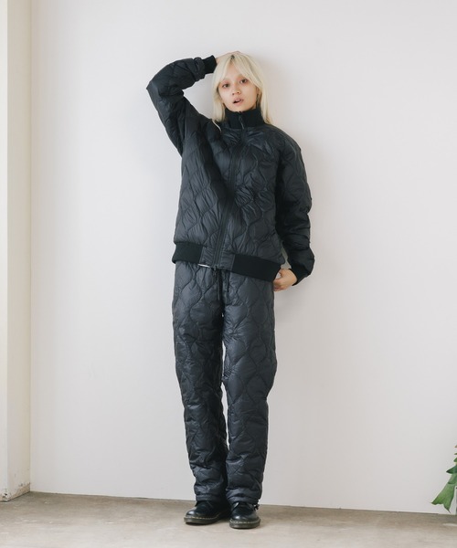 TAION(タイオン)の「TAION/タイオン TRACK DOWN JACKET トラックジャケット ダウンジャケット(ダウンジャケット/コート・メンズ・ブラック×パープル/ブラック×ブラック・XL/L/M/S)」の17枚目の写真