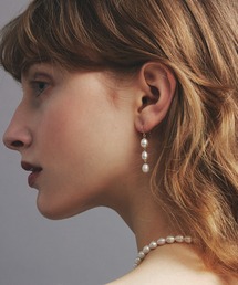 les bonbon | 【les bon bon】cocoon pearl hook pierce BOB582 / BOB583(ピアス（両耳用）)