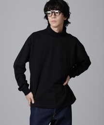 NANO universe | タートルカットミニ裏毛Tシャツ 長袖(Tシャツ/カットソー)