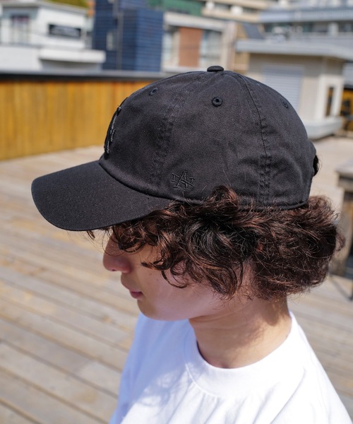 AMERICAN NEEDLE(アメリカンニードル)の「CAP/AMERICAN NEEDLE(アメリカンニードル)BALLPARK - LOS ANGELES BLACK LAロゴ刺繍クラシックデザインベースボールキャップ(キャップ・メンズ・ブラック・FREE)」の6枚目の写真